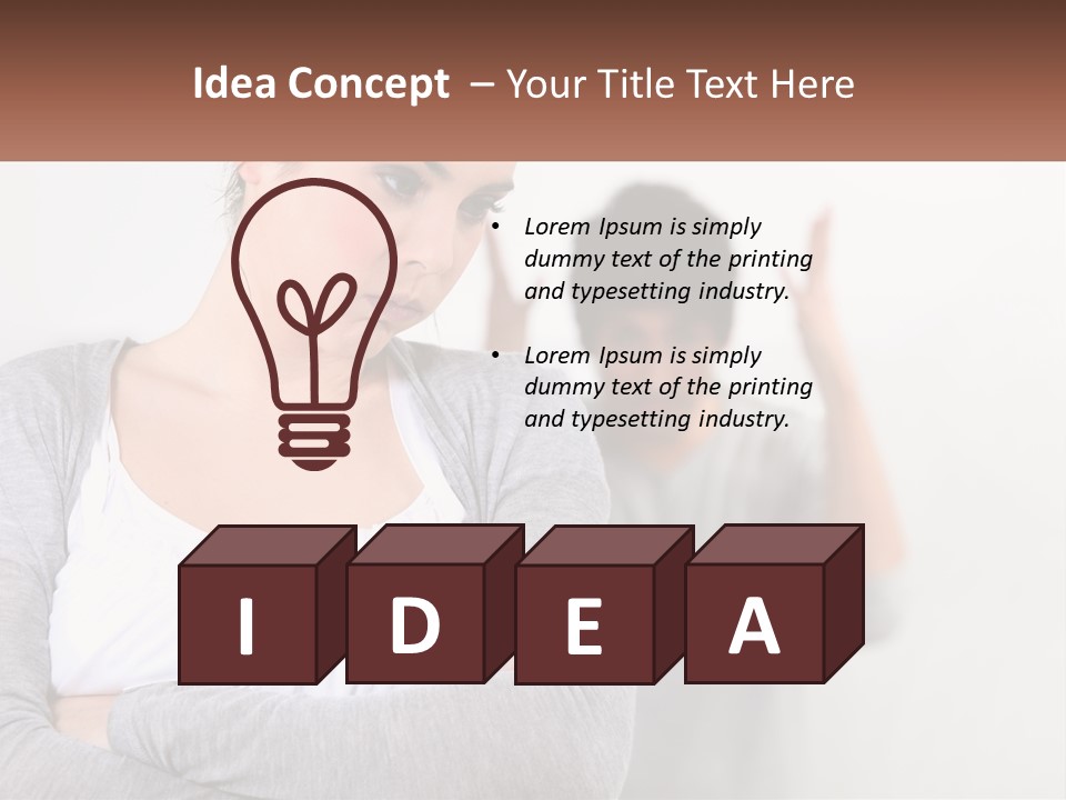 Boyfriend Problem Different PowerPoint Template