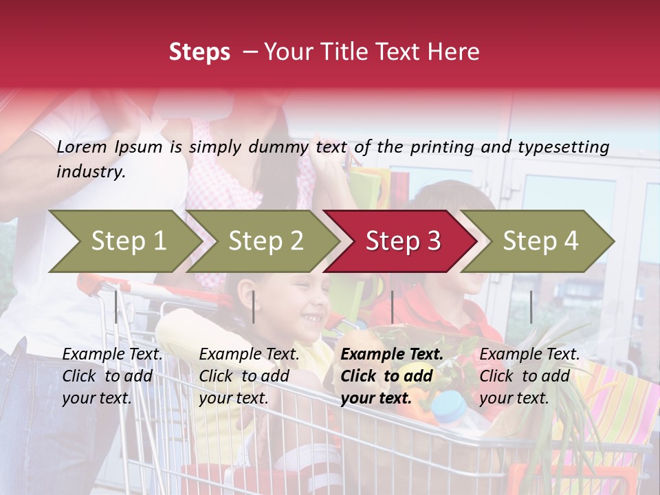 Young Casual Spree PowerPoint Template