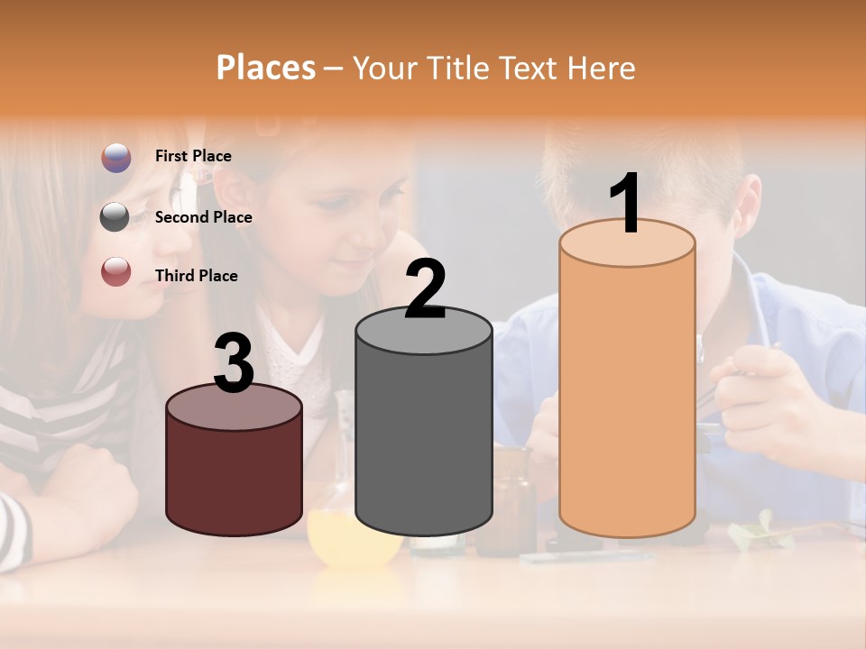 Teen Girl Practicing PowerPoint Template