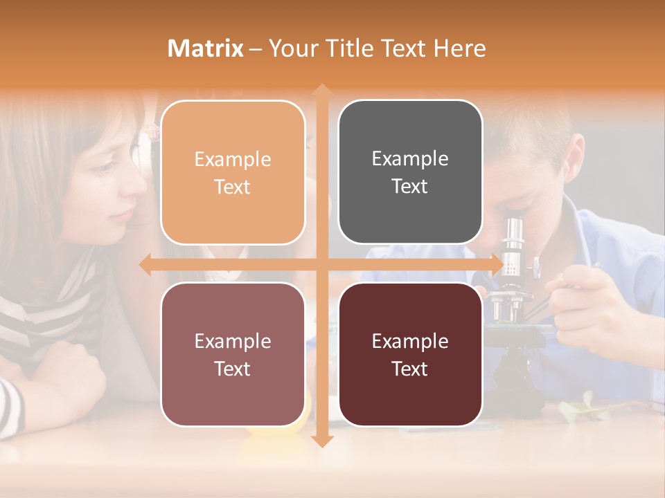 Teen Girl Practicing PowerPoint Template