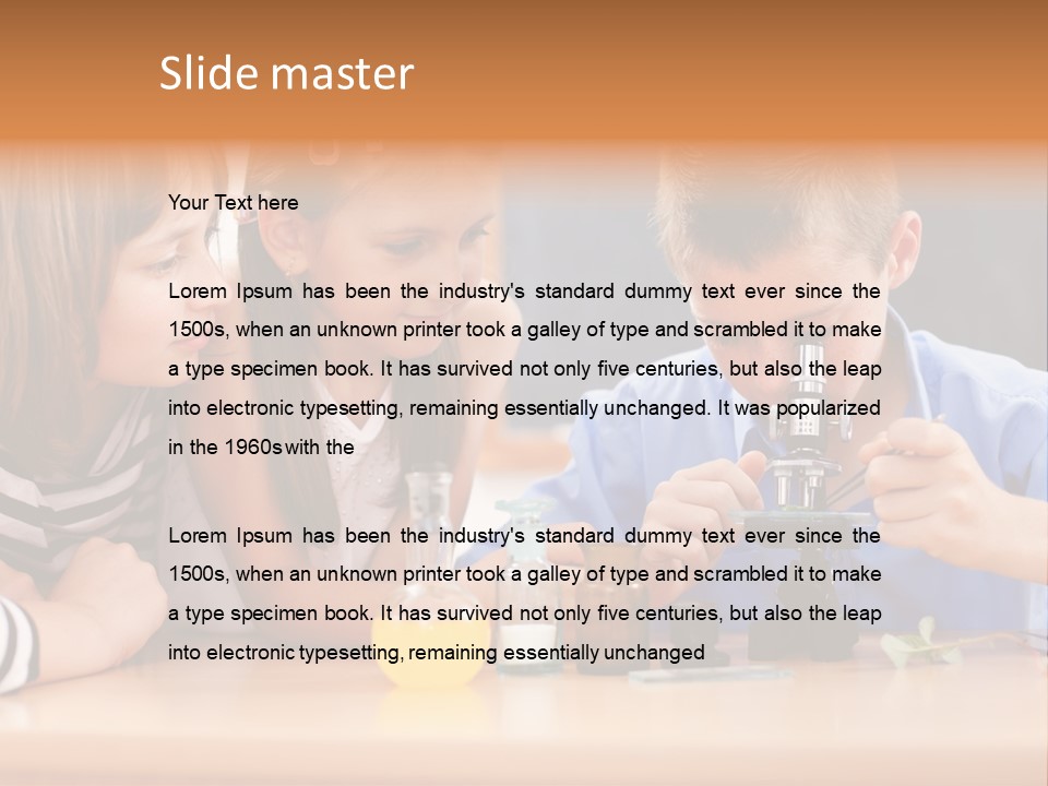 Teen Girl Practicing PowerPoint Template