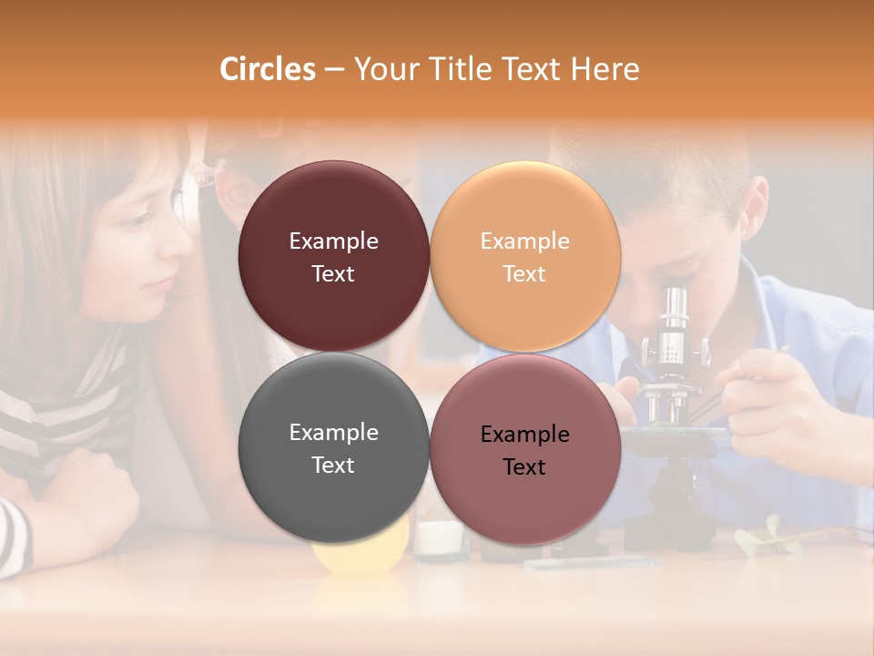 Teen Girl Practicing PowerPoint Template