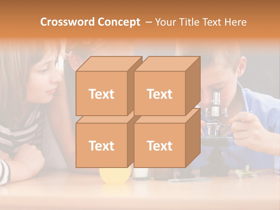 Teen Girl Practicing PowerPoint Template