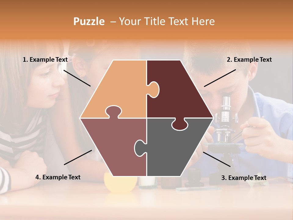 Teen Girl Practicing PowerPoint Template