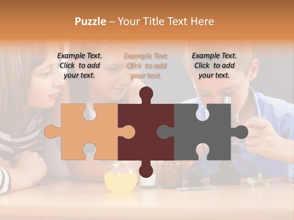 Teen Girl Practicing PowerPoint Template