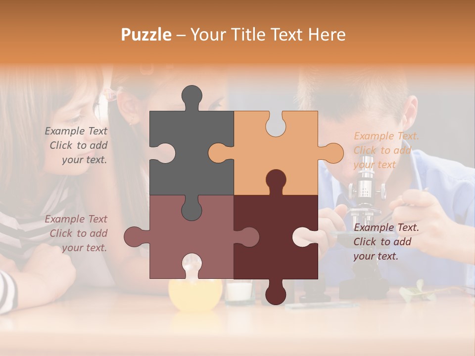 Teen Girl Practicing PowerPoint Template