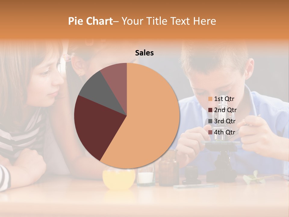 Teen Girl Practicing PowerPoint Template