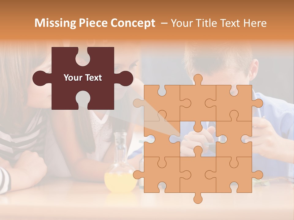 Teen Girl Practicing PowerPoint Template