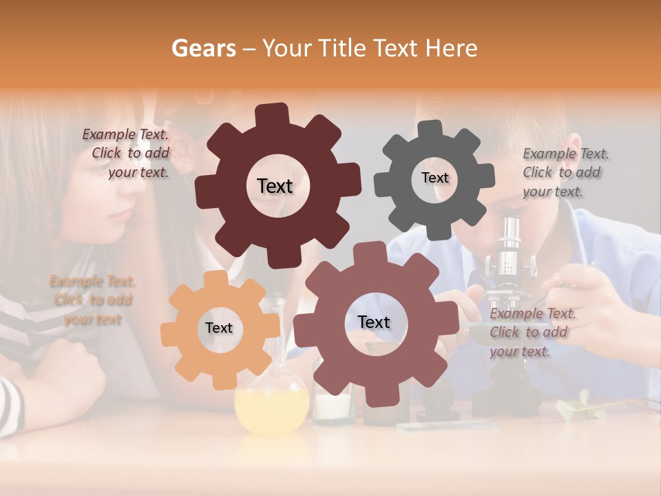 Teen Girl Practicing PowerPoint Template