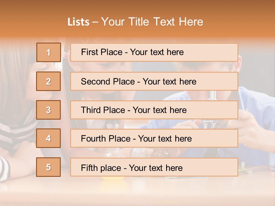 Teen Girl Practicing PowerPoint Template