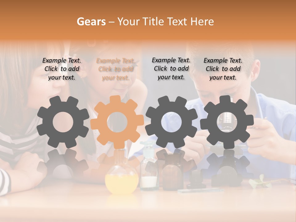 Teen Girl Practicing PowerPoint Template