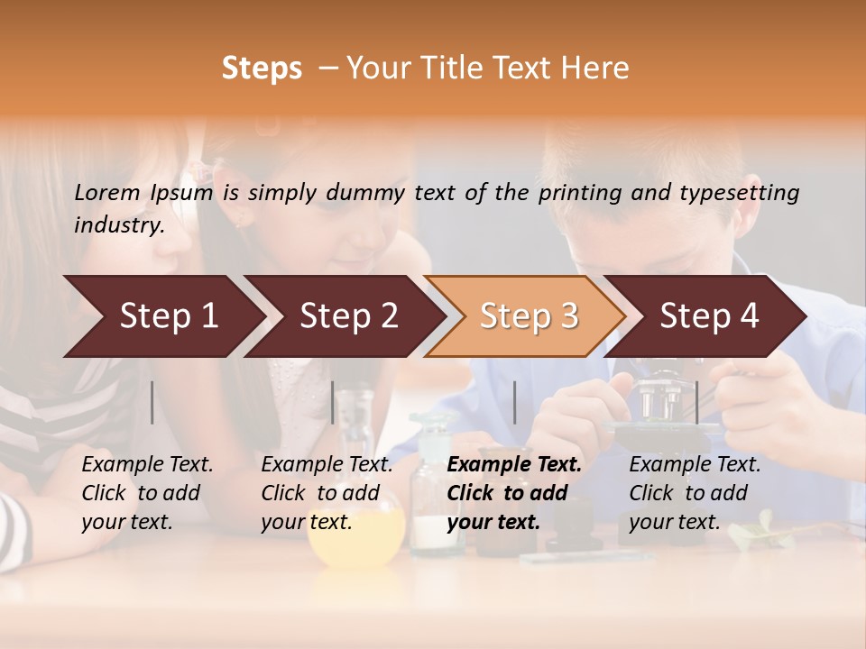 Teen Girl Practicing PowerPoint Template
