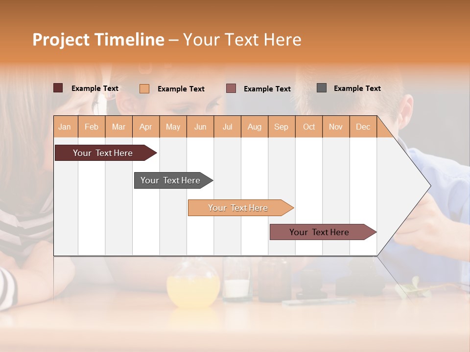 Teen Girl Practicing PowerPoint Template