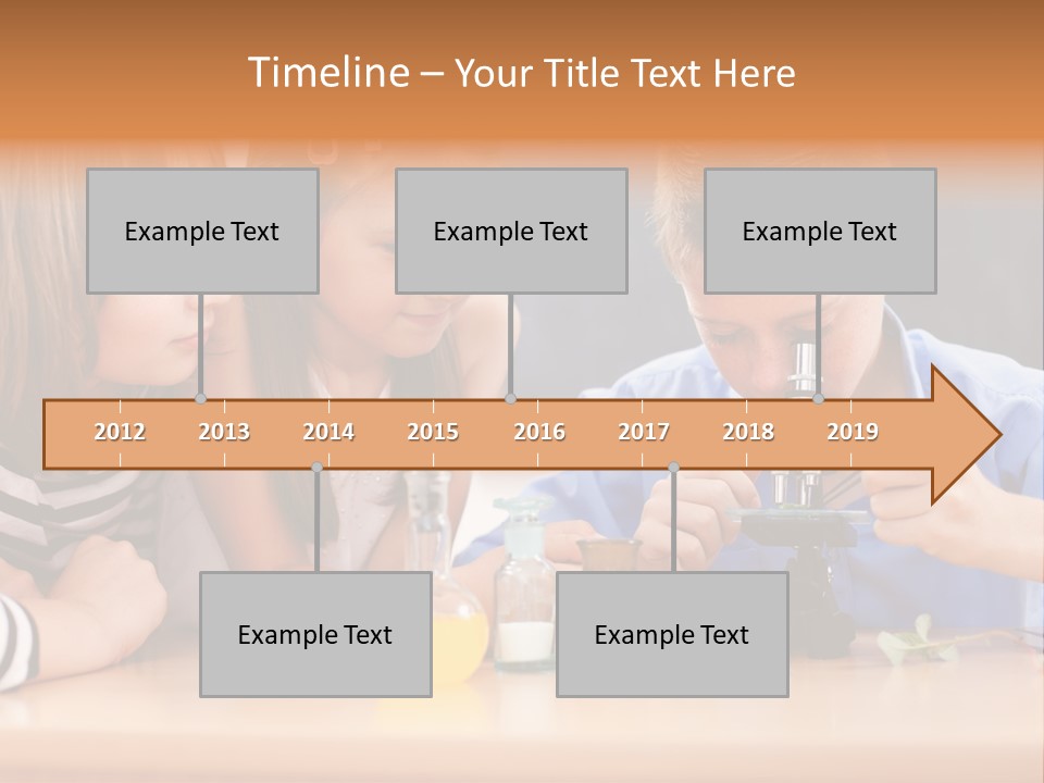 Teen Girl Practicing PowerPoint Template