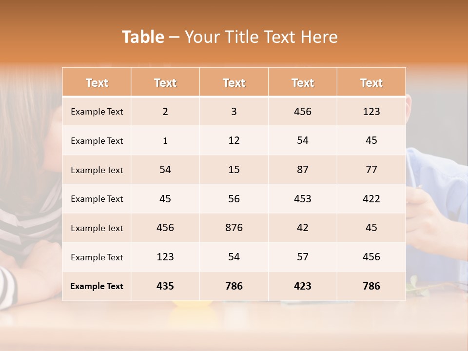 Teen Girl Practicing PowerPoint Template