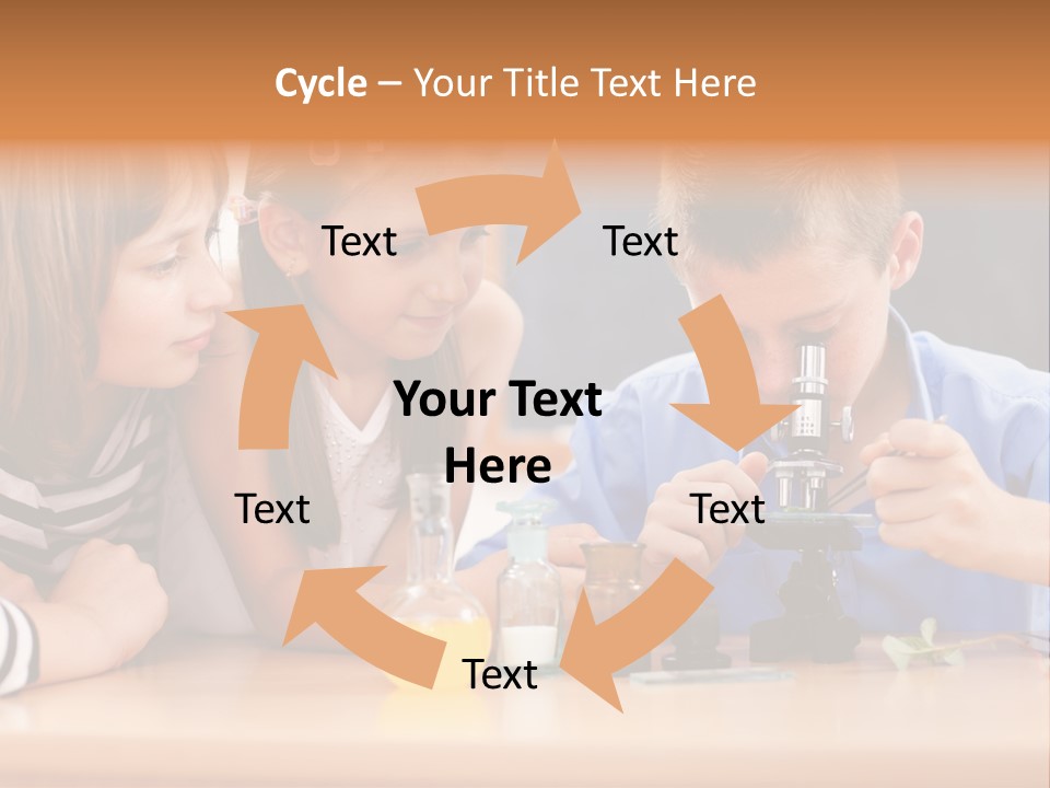 Teen Girl Practicing PowerPoint Template