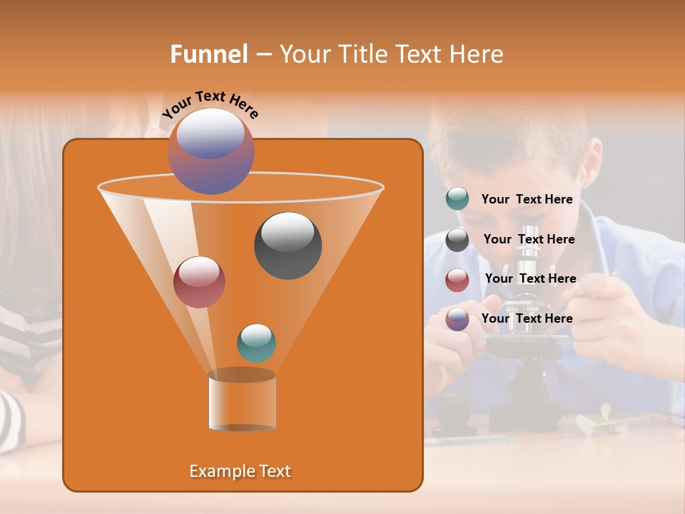 Teen Girl Practicing PowerPoint Template