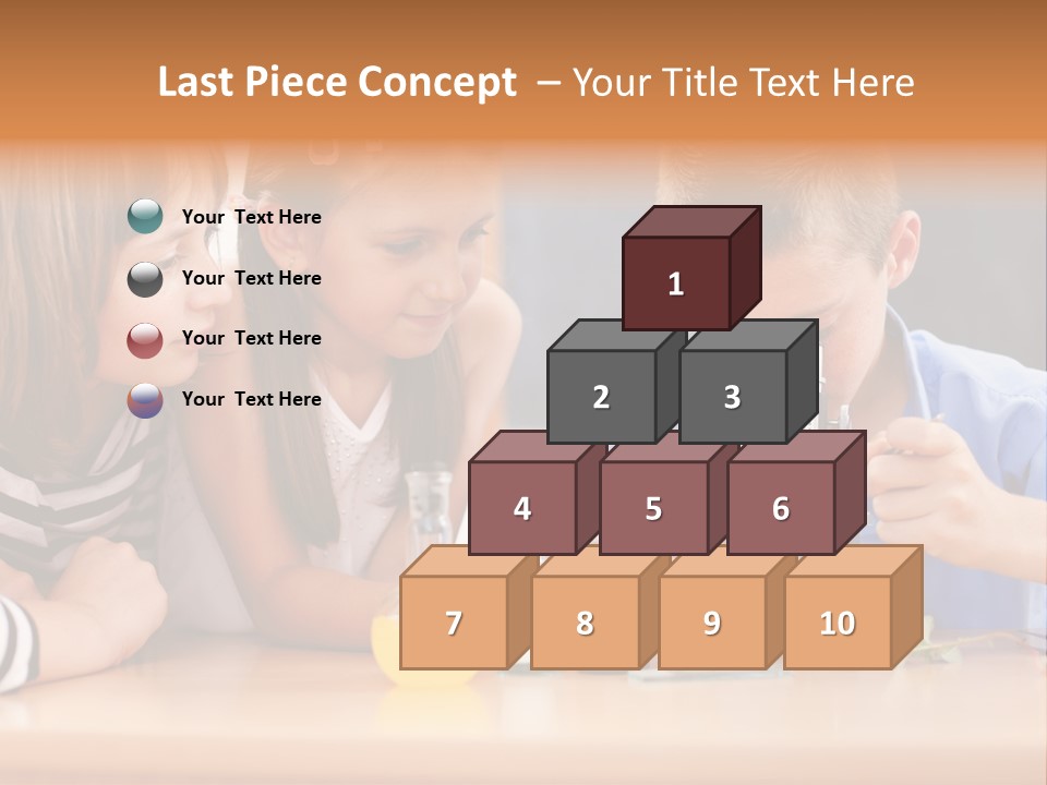 Teen Girl Practicing PowerPoint Template