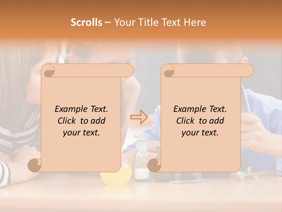 Teen Girl Practicing PowerPoint Template