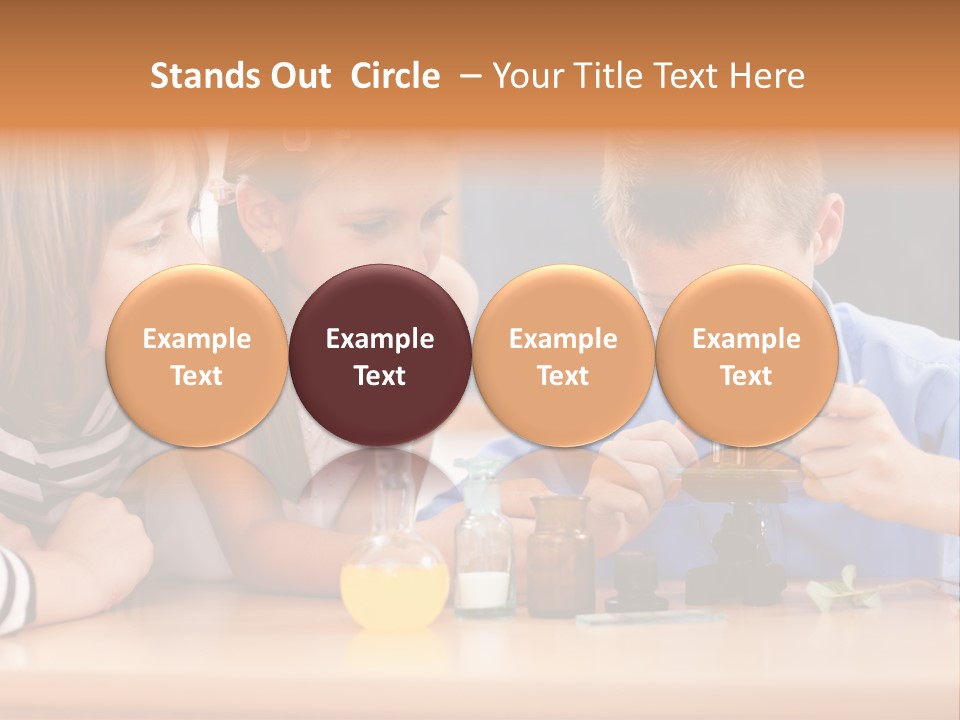 Teen Girl Practicing PowerPoint Template