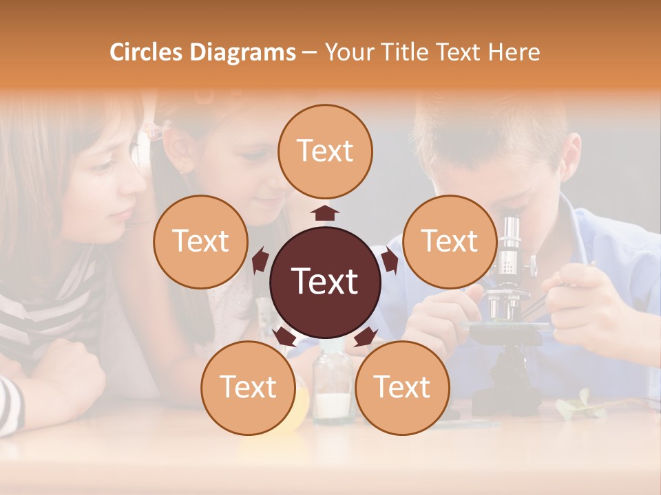 Teen Girl Practicing PowerPoint Template