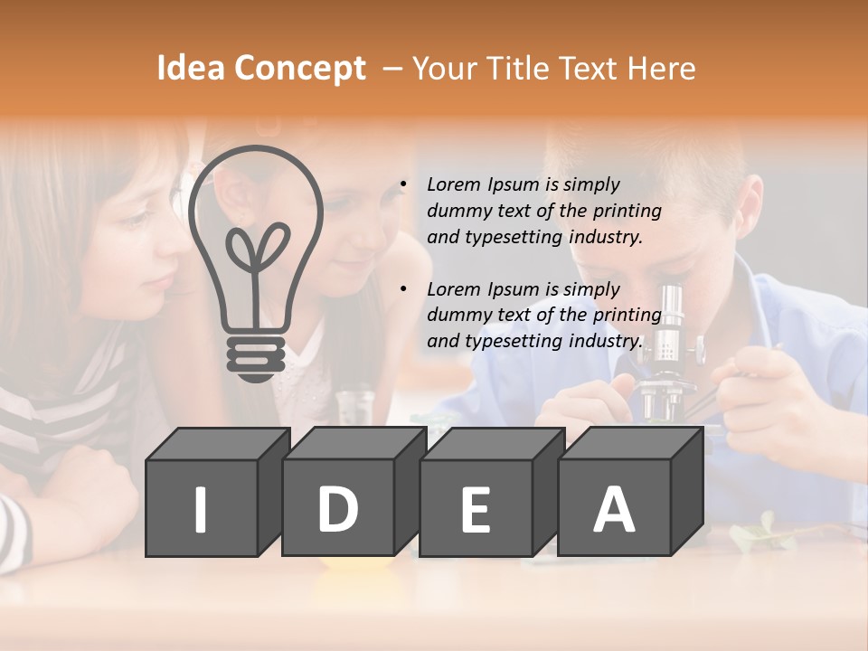 Teen Girl Practicing PowerPoint Template