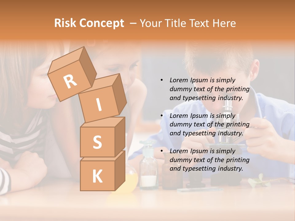 Teen Girl Practicing PowerPoint Template