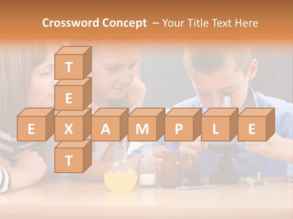 Teen Girl Practicing PowerPoint Template