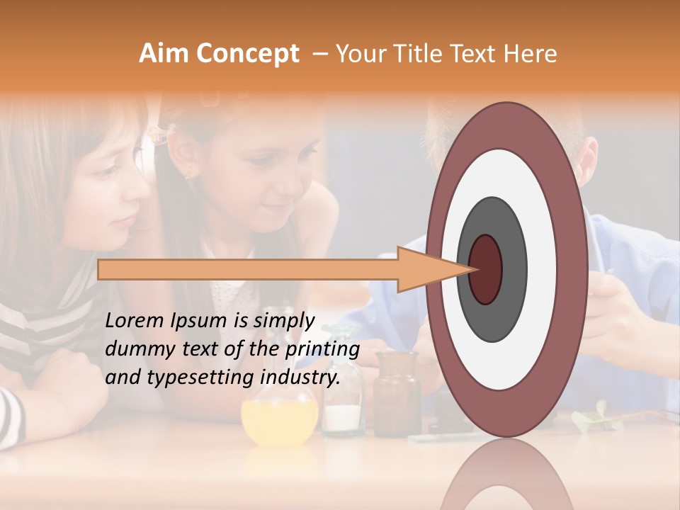 Teen Girl Practicing PowerPoint Template