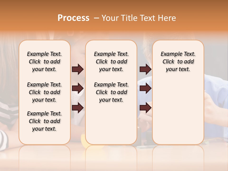 Teen Girl Practicing PowerPoint Template
