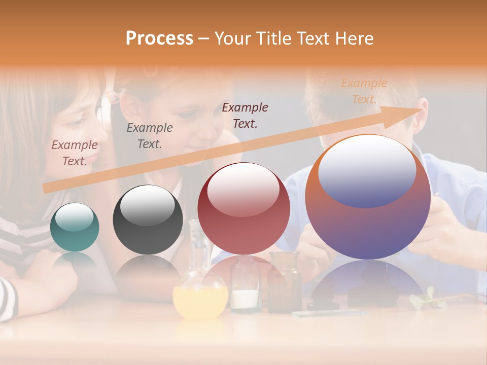 Teen Girl Practicing PowerPoint Template