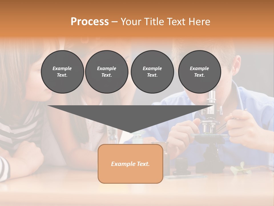 Teen Girl Practicing PowerPoint Template