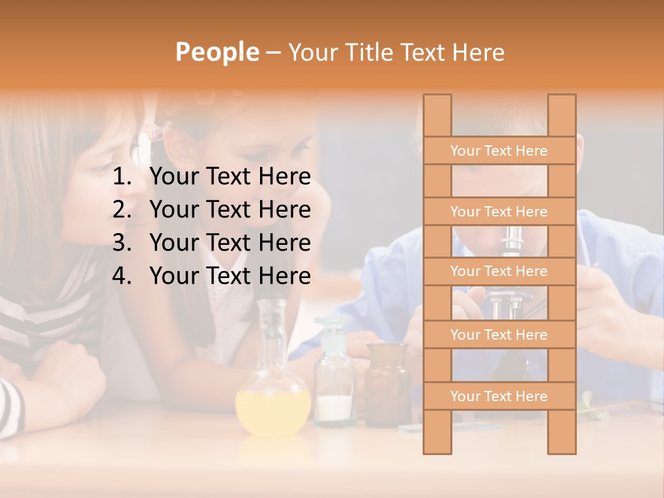 Teen Girl Practicing PowerPoint Template