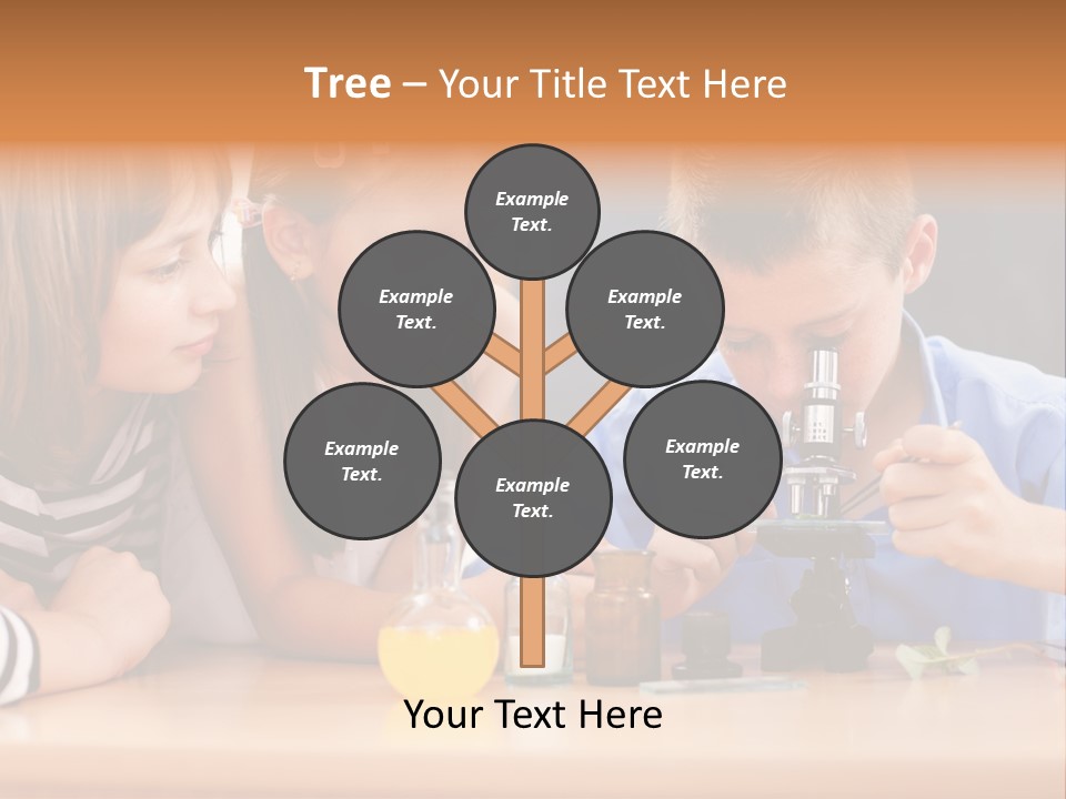 Teen Girl Practicing PowerPoint Template