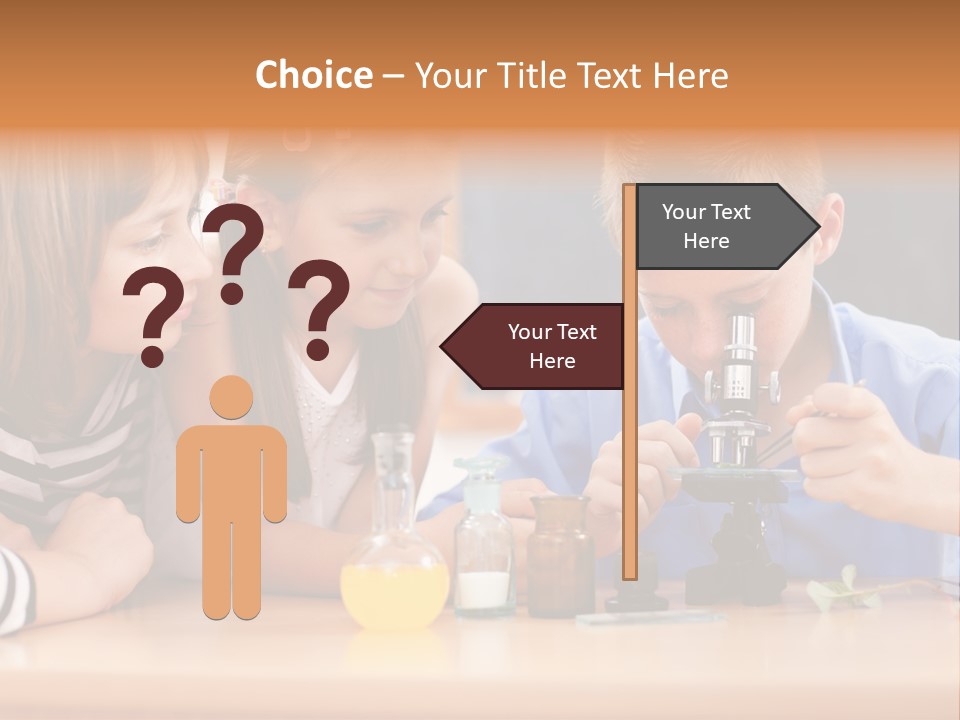 Teen Girl Practicing PowerPoint Template