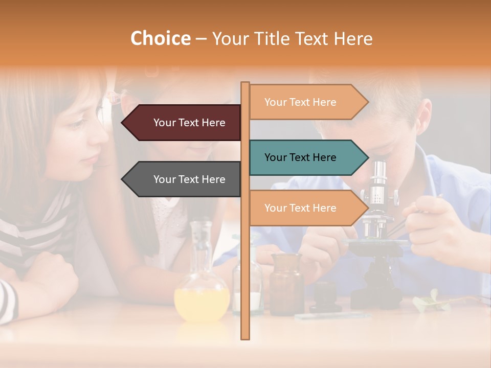 Teen Girl Practicing PowerPoint Template