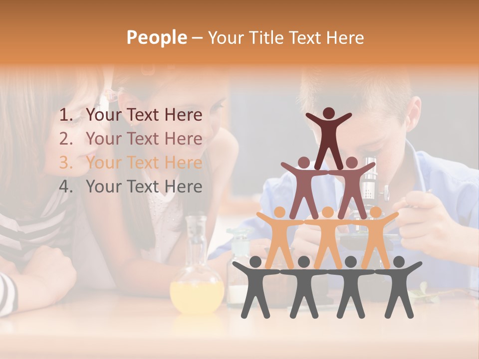 Teen Girl Practicing PowerPoint Template