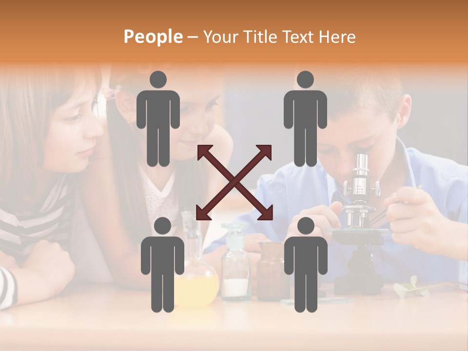 Teen Girl Practicing PowerPoint Template