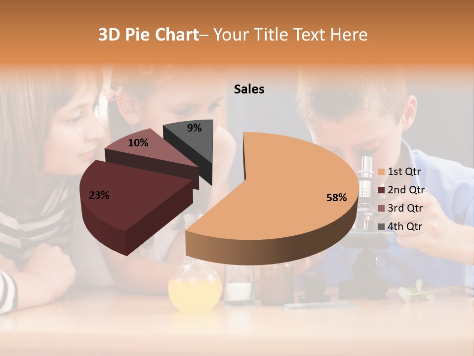 Teen Girl Practicing PowerPoint Template