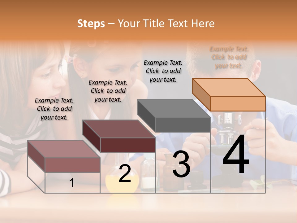 Teen Girl Practicing PowerPoint Template