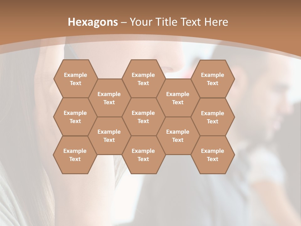 Company Sitting Customer Service PowerPoint Template