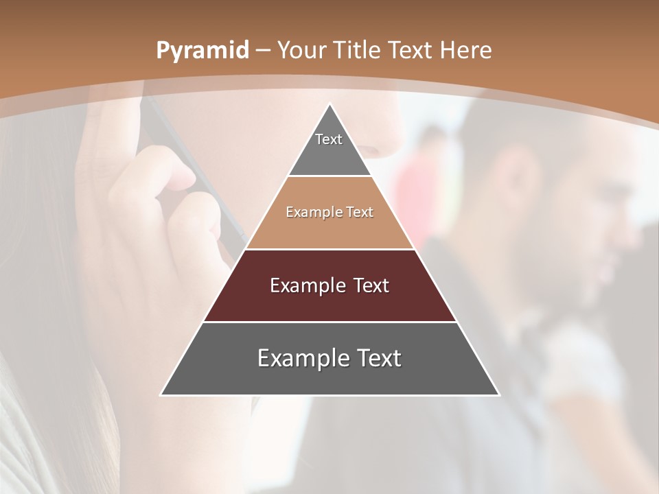 Company Sitting Customer Service PowerPoint Template