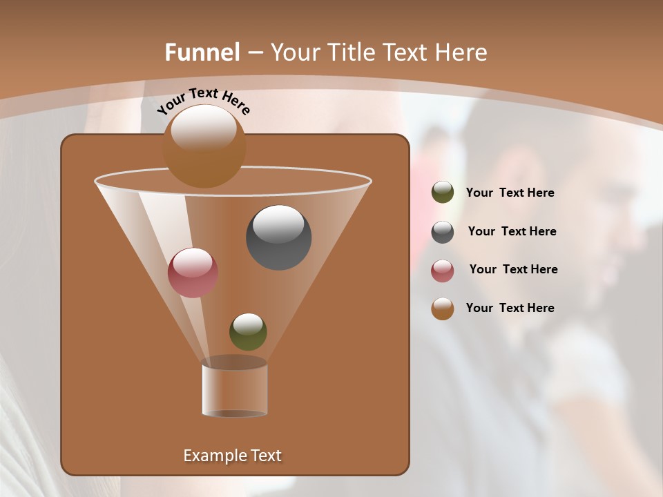 Company Sitting Customer Service PowerPoint Template