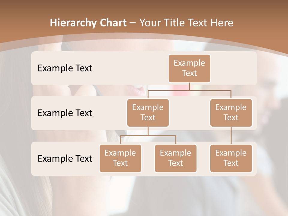 Company Sitting Customer Service PowerPoint Template
