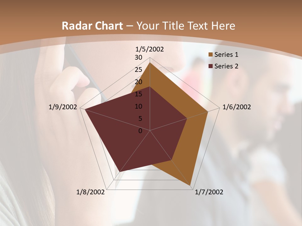 Company Sitting Customer Service PowerPoint Template