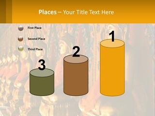 Statue Gold Ayuthaya PowerPoint Template