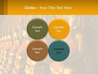 Statue Gold Ayuthaya PowerPoint Template