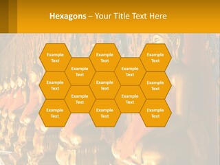 Statue Gold Ayuthaya PowerPoint Template