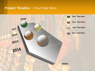 Statue Gold Ayuthaya PowerPoint Template