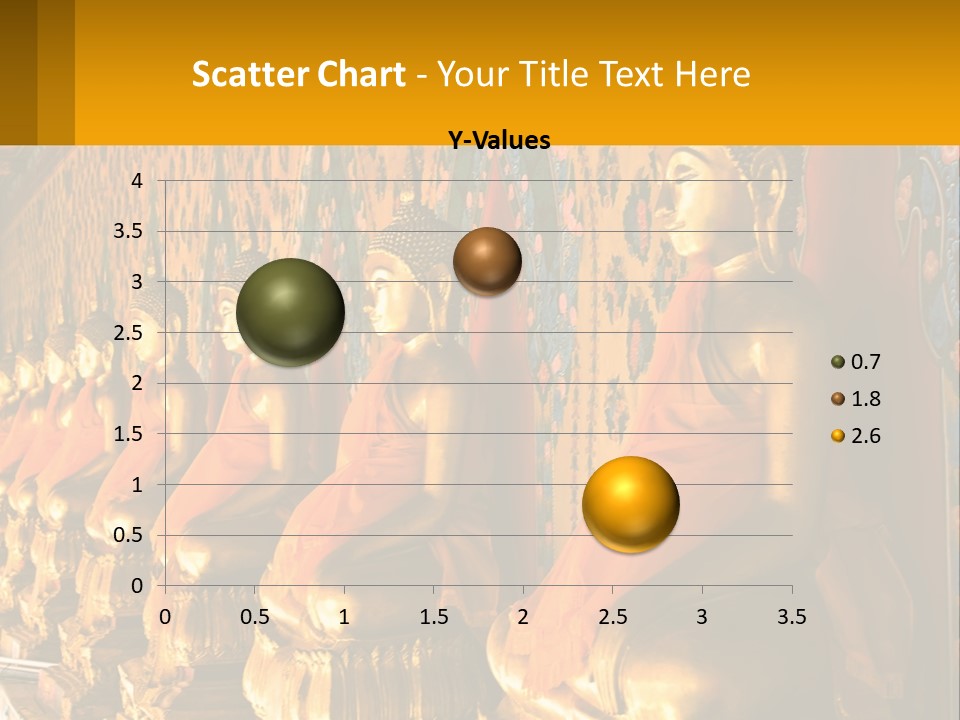 Statue Gold Ayuthaya PowerPoint Template